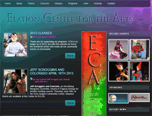 Tablet Screenshot of elationarts.org
